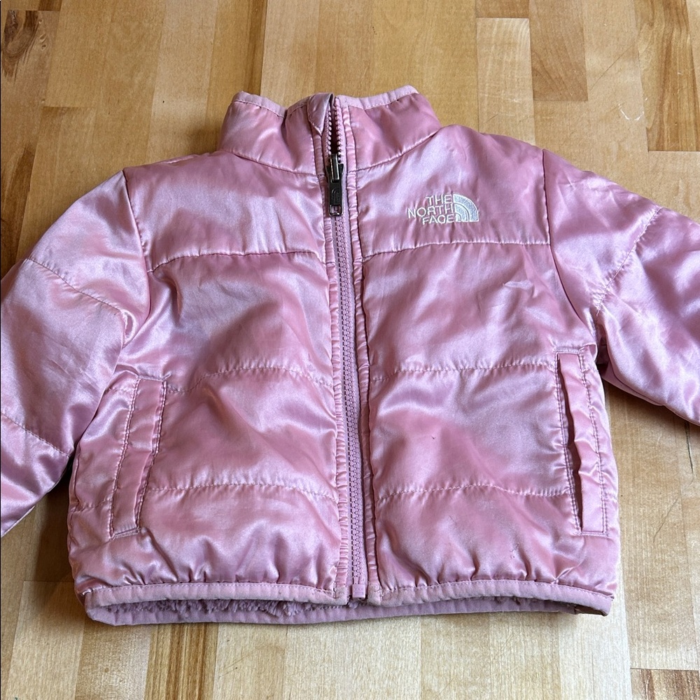 The North Face Light Pink Quilted Jacket